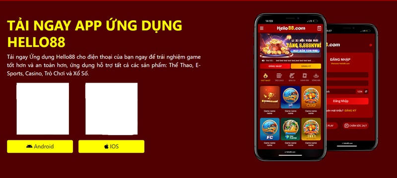 Hướng Dẫn Tải App Hello88 Về Thiết Bị Sử Dụng Android/iOS Đơn Giản